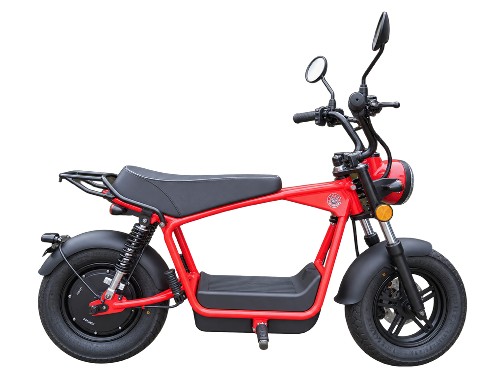 Elektrische moped kamperen