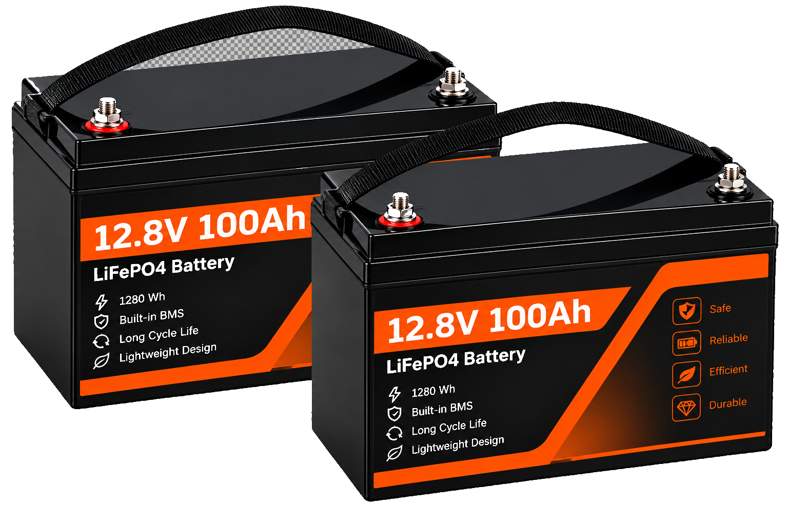 Lithium-accu (2x) van de RoadPower Max